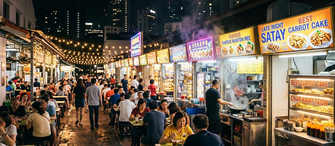 After-Dark Supper Trail: Singapore's Best Late-Night Hawker Haunts