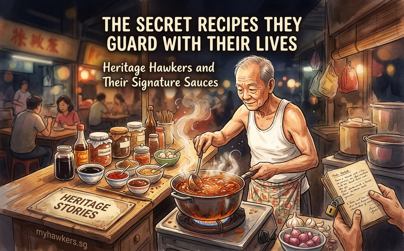 The Secret Recipes They Guard With Their Lives: Heritage Hawkers and Their Signature Sauces - Illustration 2