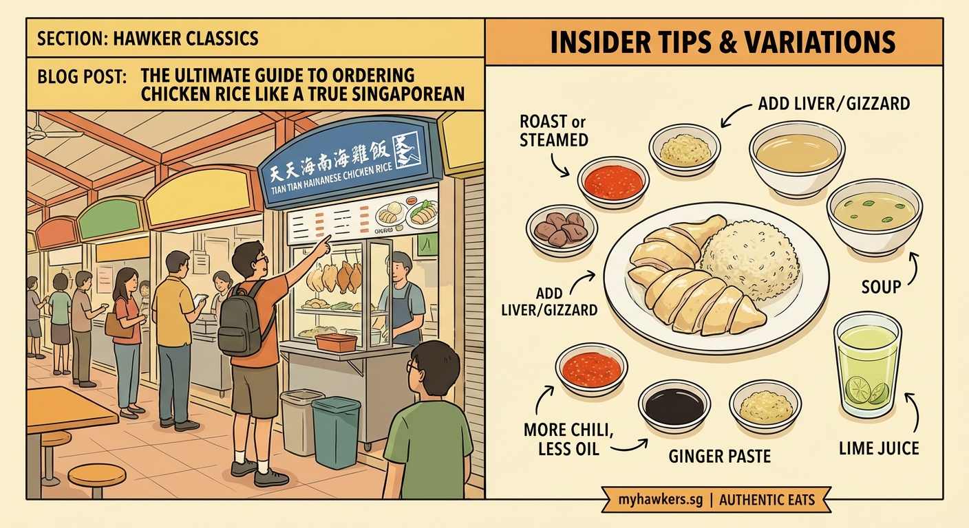 The Ultimate Guide to Ordering Chicken Rice Like a True Singaporean - Illustration 1