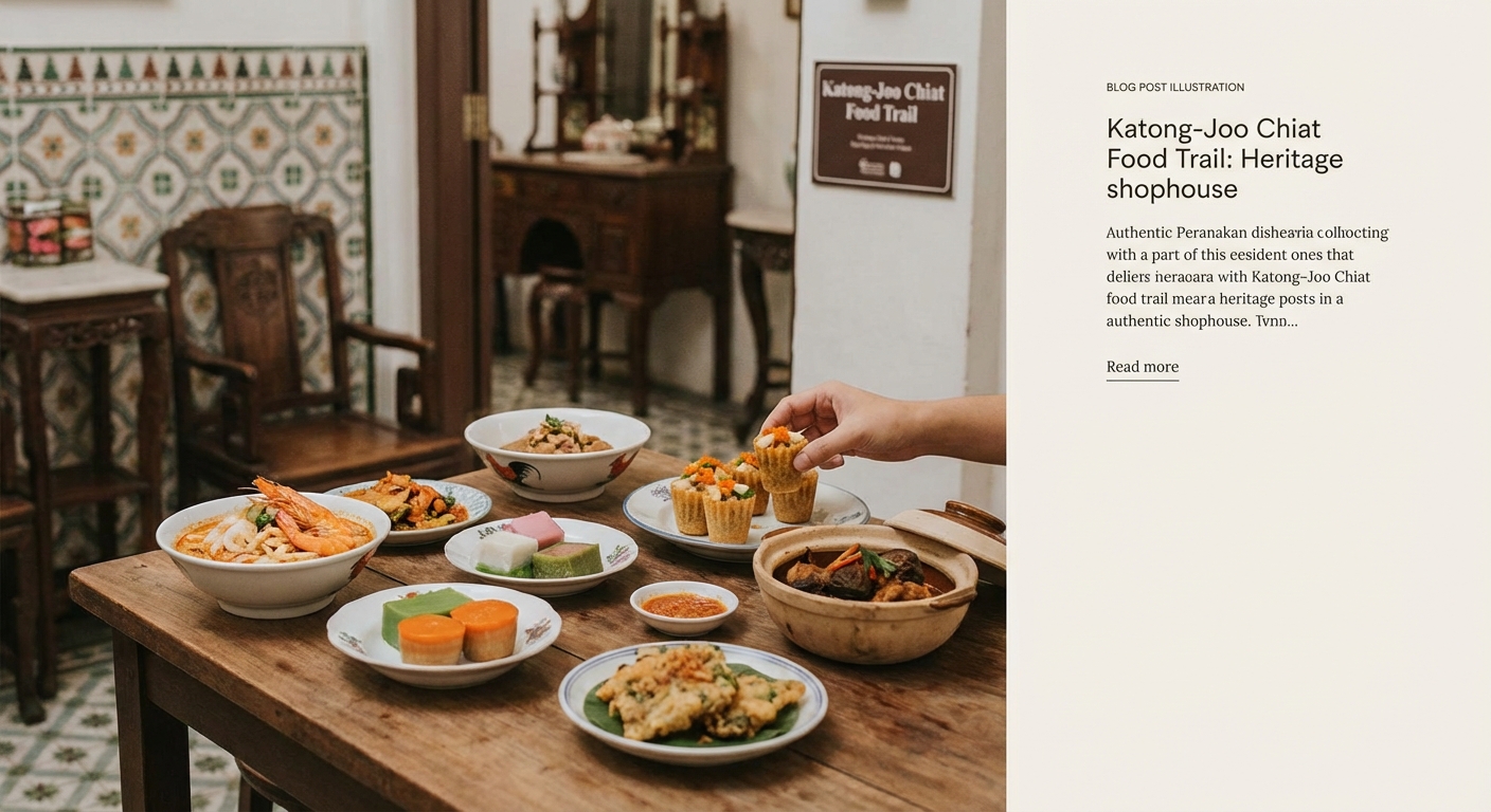 The Katong-Joo Chiat Peranakan Food Adventure: A Heritage Flavour Journey - Illustration 1