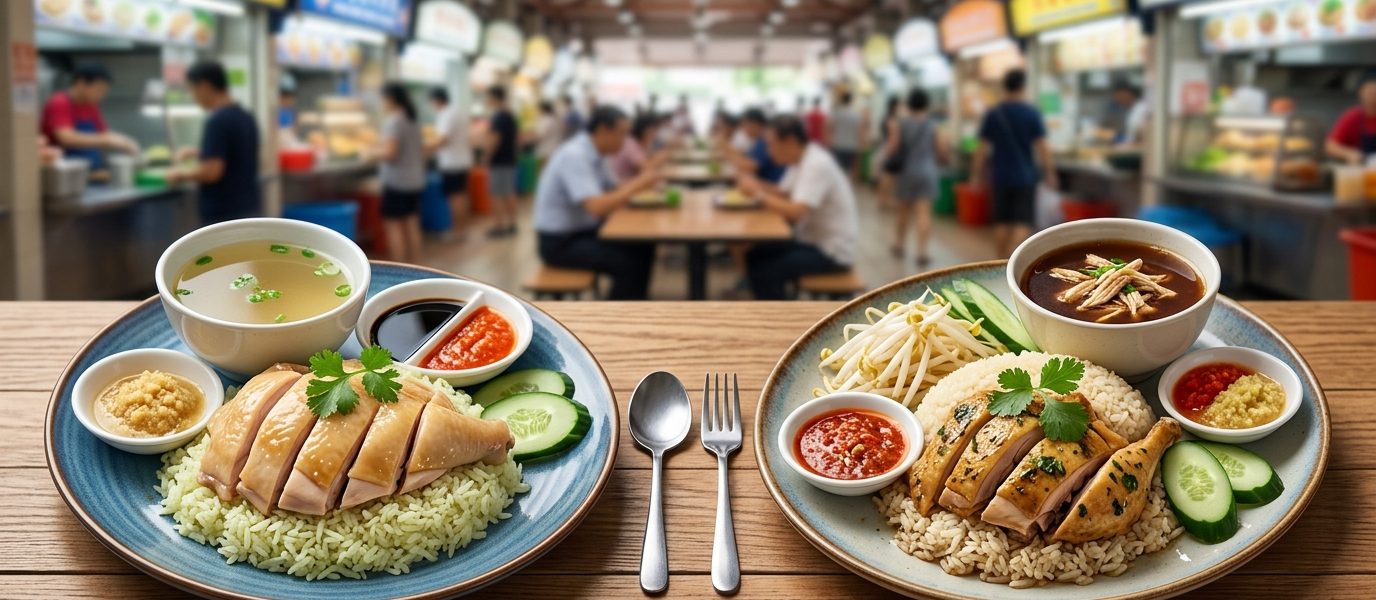 Can You Really Tell the Difference Between Hainanese and Ipoh Chicken Rice?