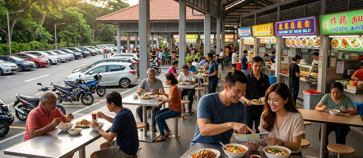 Under-the-Radar Hawker Centres Where You'll Actually Find Parking and Great Food