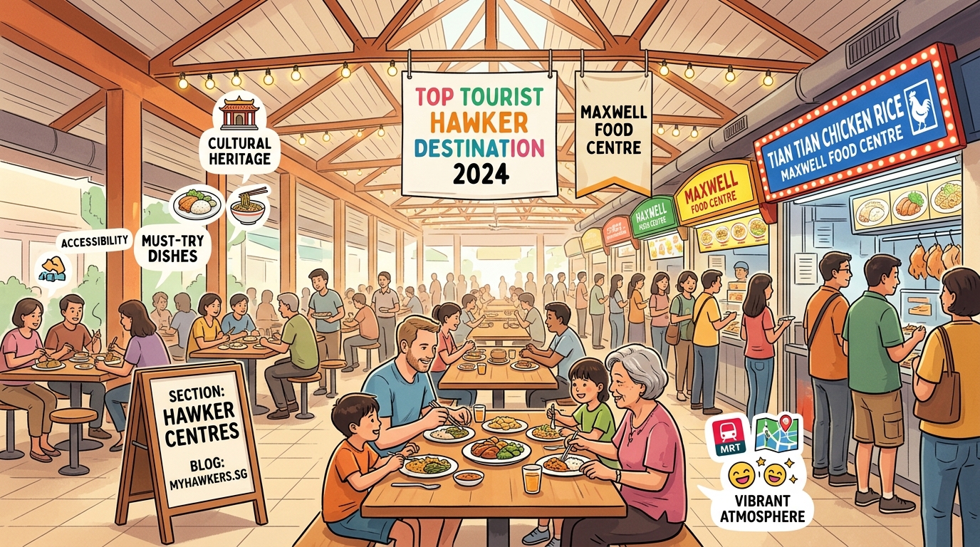 Why Maxwell Food Centre Remains the Top Tourist Hawker Destination in 2026 - Illustration 1