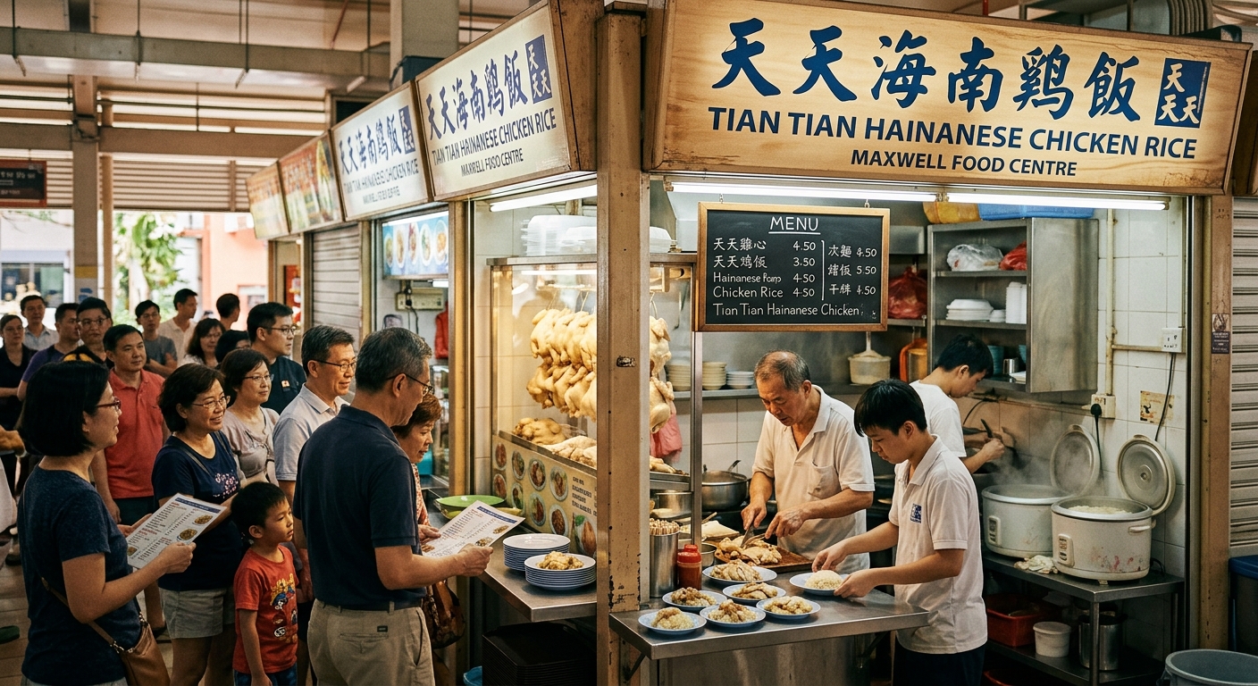 Why Tian Tian Hainanese Chicken Rice Still Has Queues After 30 Years — 1