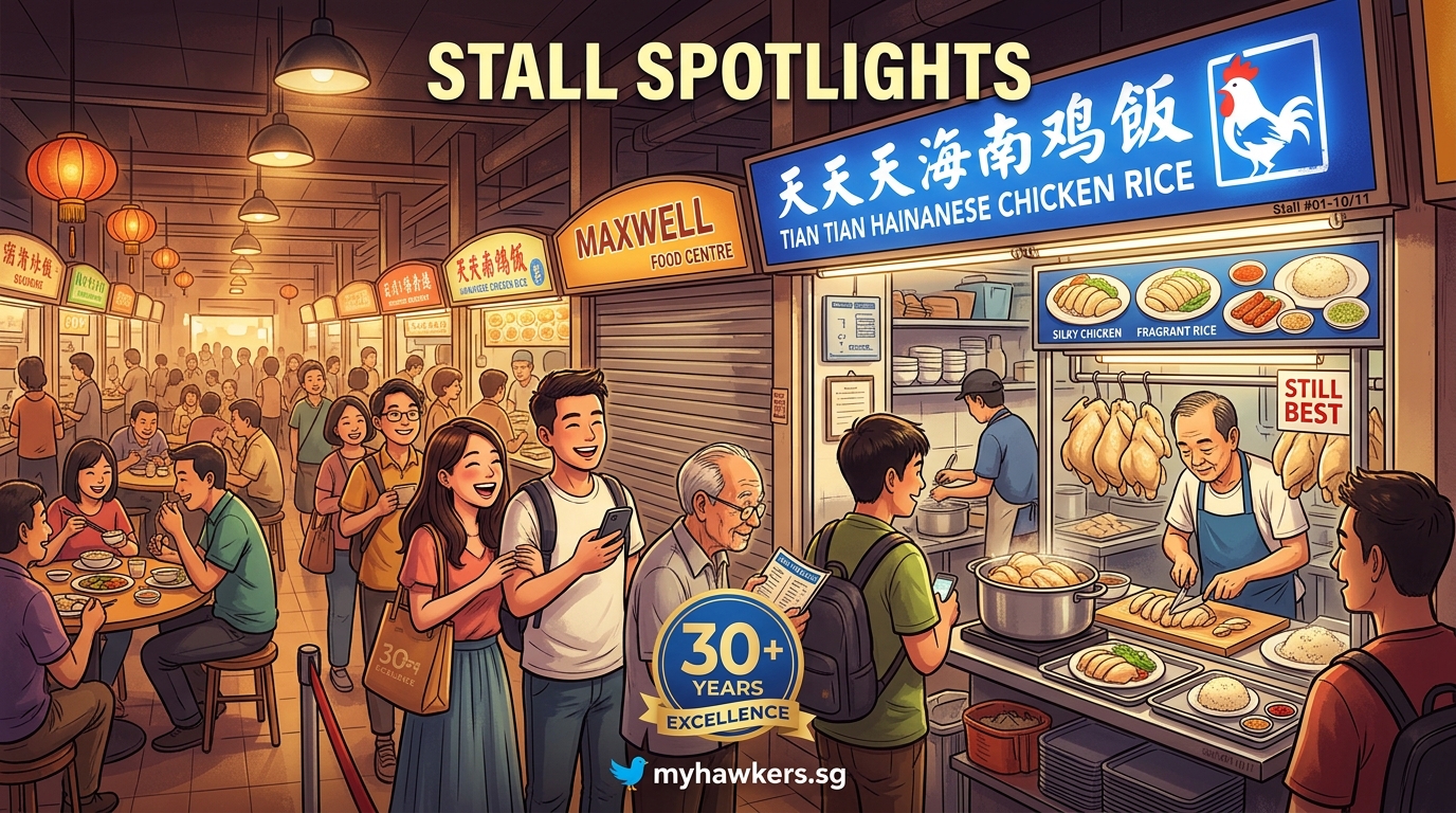 Why Tian Tian Hainanese Chicken Rice Still Has Queues After 30 Years — 2