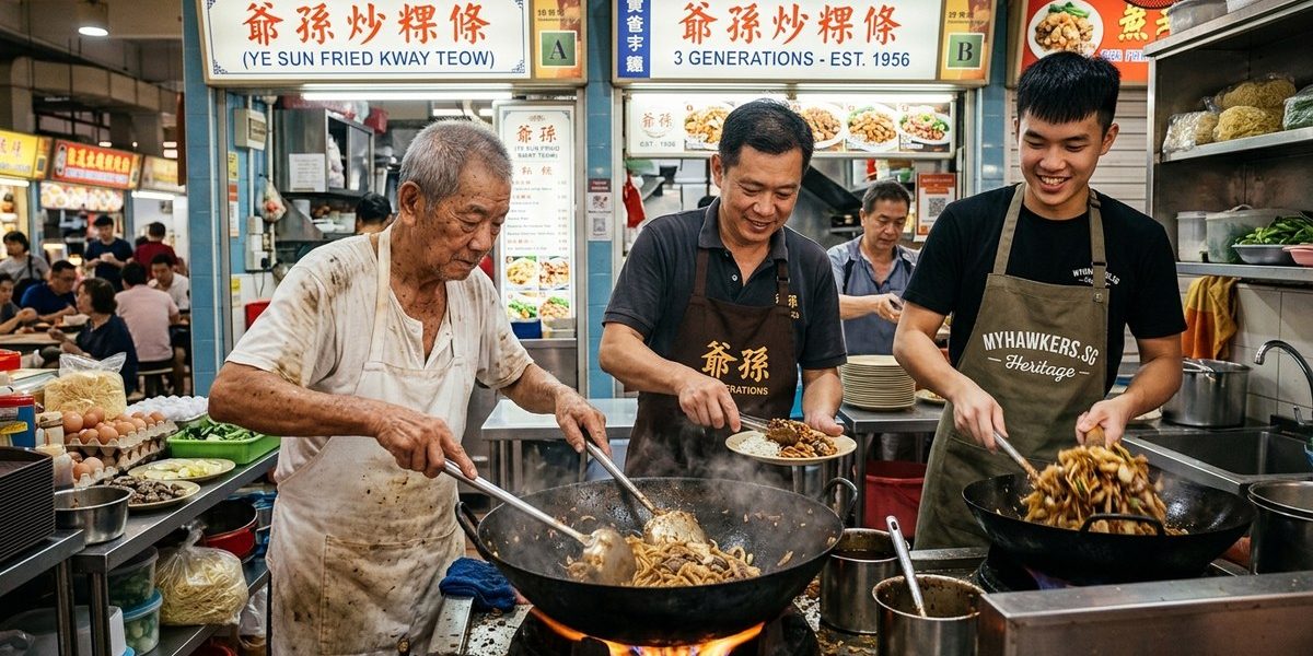 Three Generations Behind the Wok: Singapore's Oldest Family-Run Hawker Stalls
