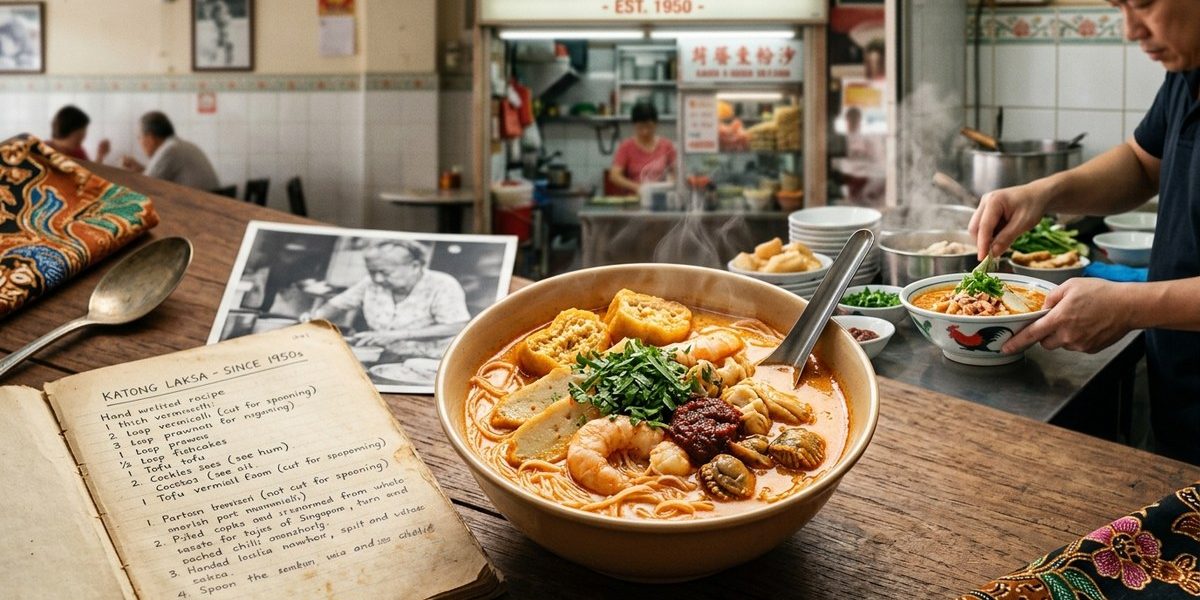 The Evolution of Katong Laksa: A Heritage Recipe Passed Down Through Time