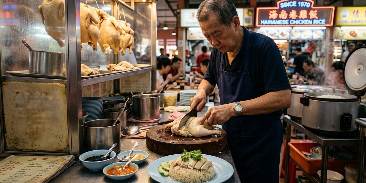 Uncover the Secrets Behind Singapore’s Legendary Hainanese Chicken Rice Stalls