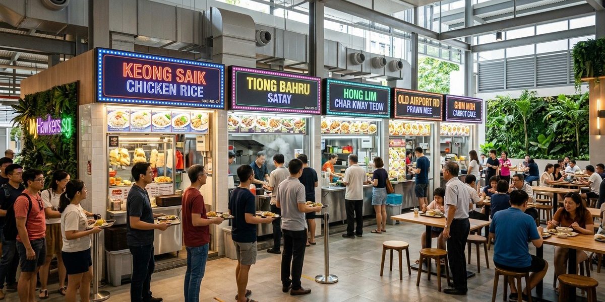 5 Freshly Renovated Hawker Centres Worth Queuing For in 2026