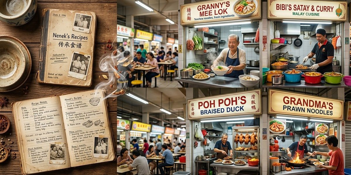 From Recipe Books to Reality: 4 New Hawker Stalls Inspired by Grandmothers' Recipes