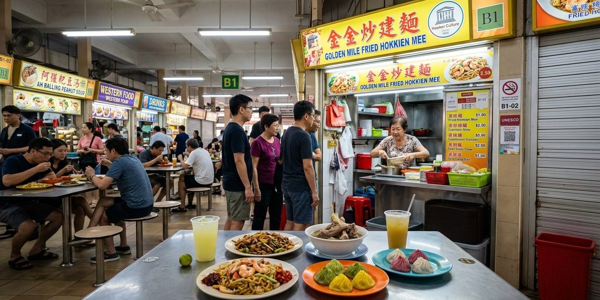 How to Experience Singapore's Hawker Culture in One Afternoon at Golden Mile Food Centre