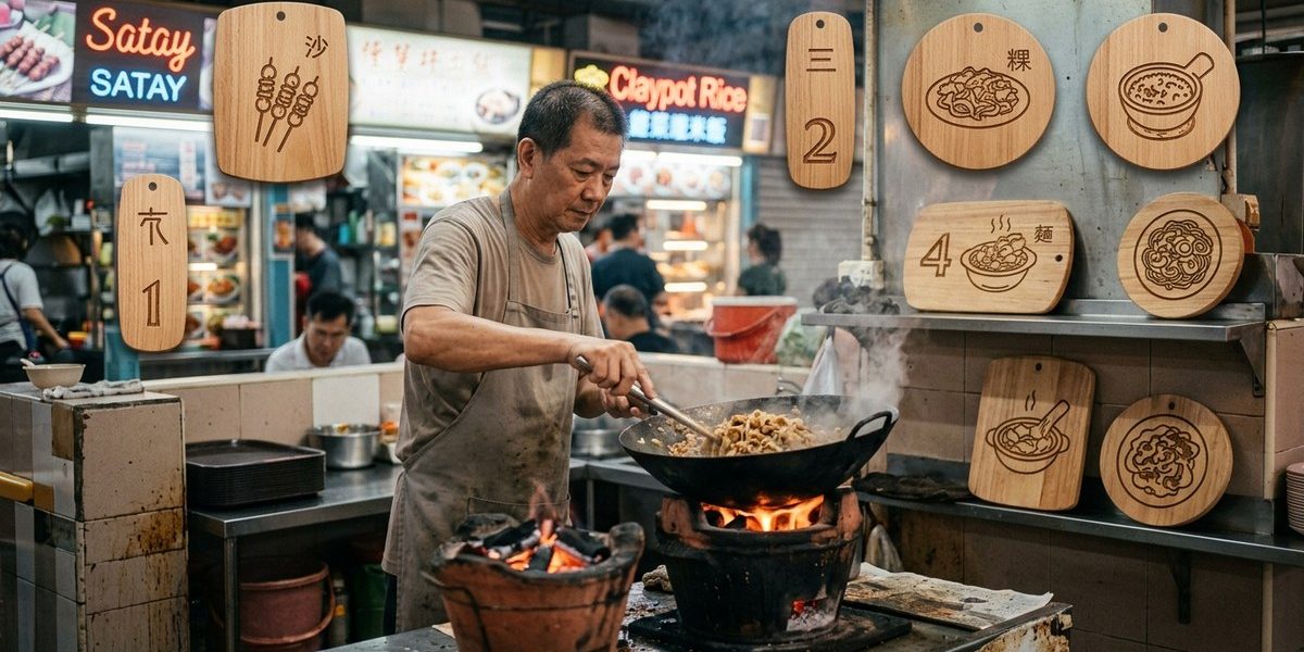 6 Heritage Hawker Stalls That Still Use Wood-Fired Charcoal Stoves
