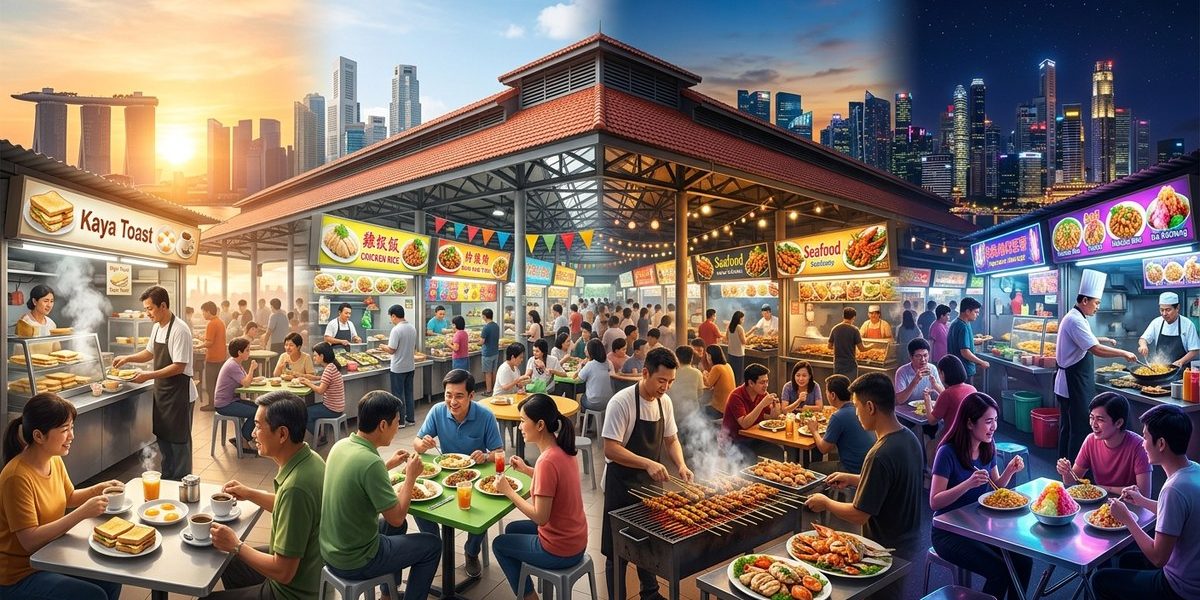 From Sunrise to Late Night: The Best Hawker Centres for Every Meal of the Day in 2026