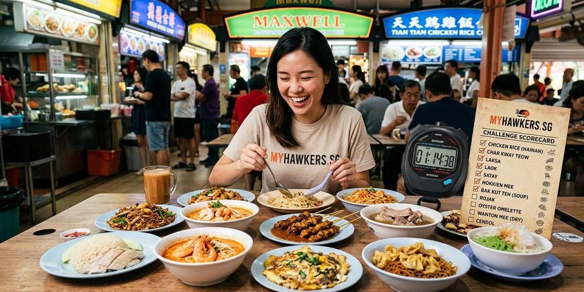 The Ultimate Hawker Centre Challenge: Can You Try 10 Iconic Dishes in 3 Hours?