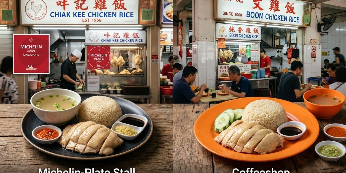 Is the Best Hainanese Chicken Rice Found at a Michelin-Plate Stall or a Coffeeshop? We Settle the Debate