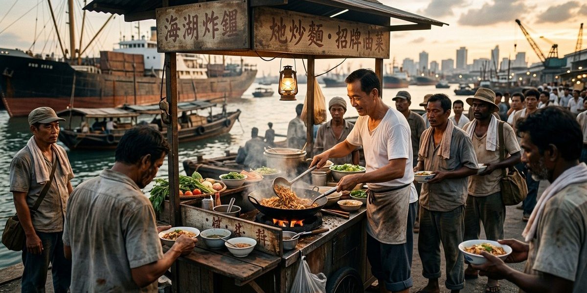 The Forgotten Hawker Heroes Who Fed Singapore's Harbour Workers During the 1960s