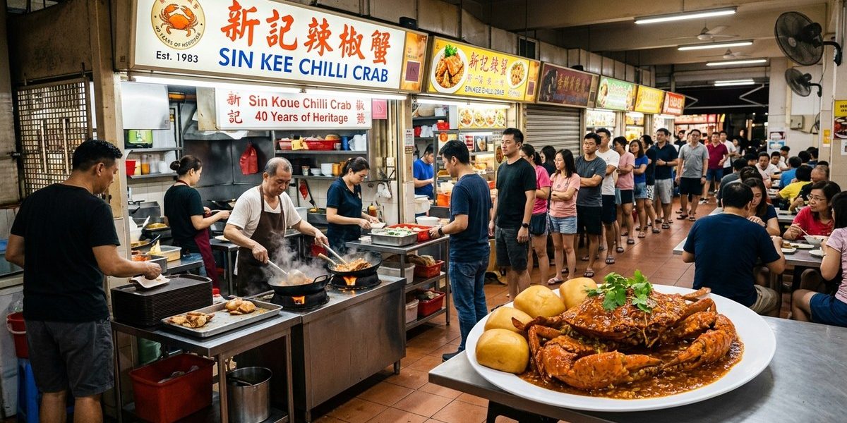 Why This 40-Year-Old Chilli Crab Stall Still Draws Queues at a Coffeeshop in Bedok